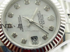 Datejust 31mm 279174 SS BP Best Edition White MOP Crystal Markers Dial on SS Jubilee Bracelet ETA2671
