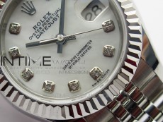 Datejust 31mm 279174 SS BP Best Edition White MOP Crystal Markers Dial on SS Jubilee Bracelet ETA2671