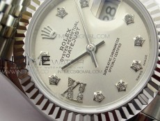 Datejust 31mm 279174 SS BP Best Edition Silver Star Crystal Markers Dial on SS Jubilee Bracelet ETA2671
