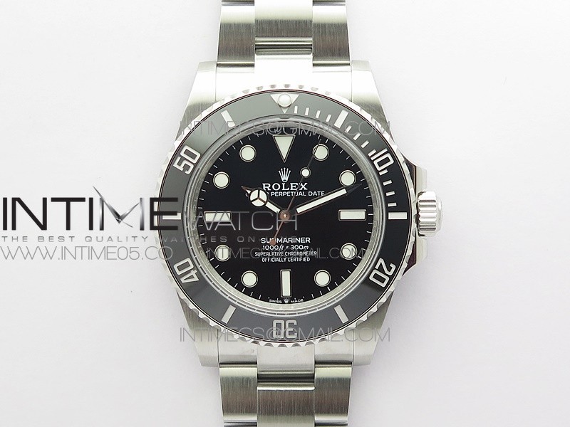 Submariner 41mm 124060 LN SS BP Best Edition Black Dial SH3230