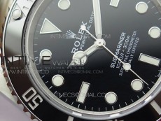 Submariner 41mm 124060 LN SS BP Best Edition Black Dial
