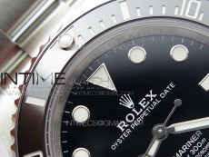 Submariner 41mm 124060 LN SS BP Best Edition Black Dial