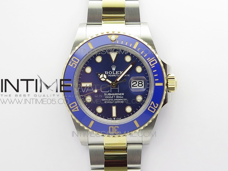 Submariner 41mm 126613 LB SS/YG BP Best Edition Blue Dial on SS/YG Bracelet SH3235
