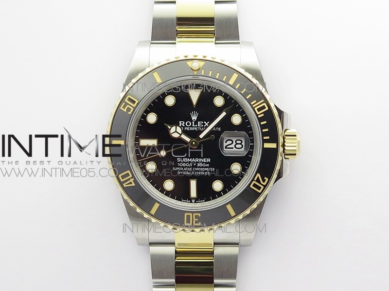 Submariner 41mm 126613 LN SS/YG BP Best Edition Black Dial on SS/YG Bracelet SH3235