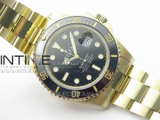 Submariner 41mm 126613 LN YG BP Best Edition Black Dial on YG Bracelet