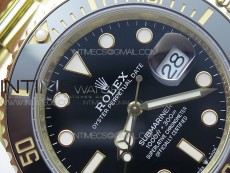 Submariner 41mm 126613 LN YG BP Best Edition Black Dial on YG Bracelet