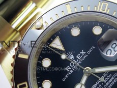 Submariner 41mm 126613 LN YG BP Best Edition Black Dial on YG Bracelet