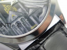Classic 5077P-102 SS Case FLF Best Edition Real Enamel Dial 4 Black Leather strap Cal.240