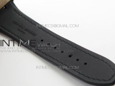 Vanguard V45 Chrono RG pave crystals ABF Best Edition Black Dial on Black Gummy Strap A7750