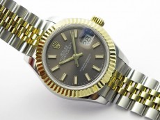 Datejust 28mm 279173 SS/YG BP Best Edition Green Sticks Markers Dial on SS/YG Jubilee Bracelet ETA2671