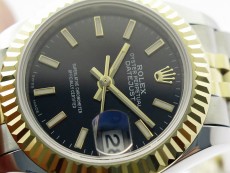 Datejust 28mm 279173 SS/YG BP Best Edition Black Sticks Markers Dial on SS/YG Jubilee Bracelet ETA2671