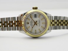 Datejust 28mm 279173 SS/YG BP Best Edition White Sticks Markers Dial on SS/YG Jubilee Bracelet ETA2671