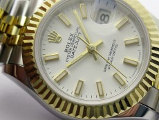 Datejust 28mm 279173 SS/YG BP Best Edition White Sticks Markers Dial on SS/YG Jubilee Bracelet ETA2671