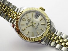 Datejust 28mm 279173 SS/YG BP Best Edition Silver Sticks Markers Dial on SS/YG Jubilee Bracelet ETA2671