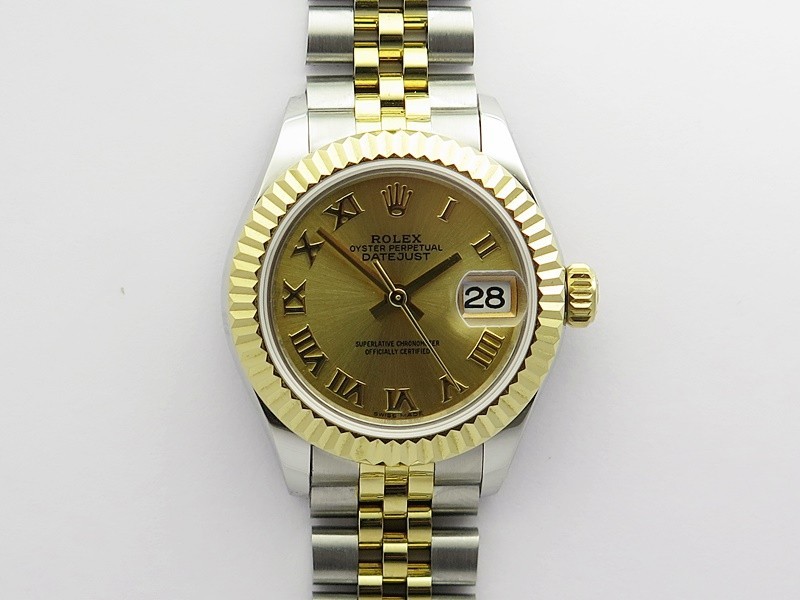 Datejust 28mm 279173 SS/YG BP Best Edition YG Roman Markers Dial on SS/YG Jubilee Bracelet ETA2671