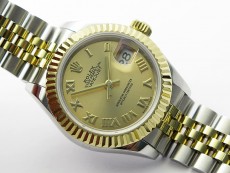 Datejust 28mm 279173 SS/YG BP Best Edition YG Roman Markers Dial on SS/YG Jubilee Bracelet ETA2671