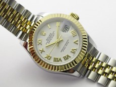 Datejust 28mm 279173 SS/YG BP Best Edition White Roman Markers Dial on SS/YG Jubilee Bracelet ETA2671