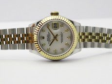 Datejust 28mm 279173 SS/YG BP Best Edition White MOP Crystals Markers Dial on SS/YG Jubilee Bracelet ETA2671
