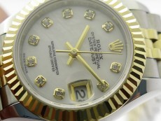 Datejust 28mm 279173 SS/YG BP Best Edition White MOP Crystals Markers Dial on SS/YG Jubilee Bracelet ETA2671