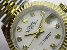 Datejust 28mm 279173 SS/YG BP Best Edition White MOP Crystals Markers Dial on SS/YG Jubilee Bracelet ETA2671