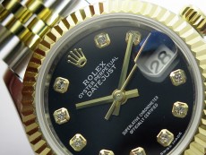 Datejust 28mm 279173 SS/YG BP Best Edition Black Crystals Markers Dial on SS/YG Jubilee Bracelet ETA2671