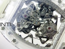 RM056-02 Transparent Tourbillon EURF Best Edition Skeleton Dial on Rubber Strap V2
