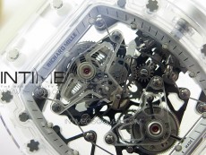 RM056-02 Transparent Tourbillon EURF Best Edition Skeleton Dial on Rubber Strap V2