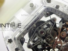 RM056-02 Transparent Tourbillon EURF Best Edition Skeleton Dial on Rubber Strap V2