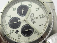Navitimer 8 SS B12 Best Edition White dial On SS Bracelet A7750