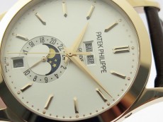 Annual Calendar Complications 5396 RG GRF Best Edition White dial on Brown leather strap A324