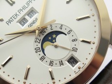 Annual Calendar Complications 5396 RG GRF Best Edition White dial on Brown leather strap A324