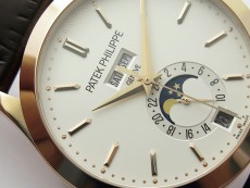 Annual Calendar Complications 5396 RG GRF Best Edition White dial on Brown leather strap A324
