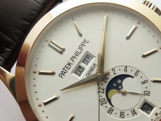 Annual Calendar Complications 5396 RG GRF Best Edition White dial on Brown leather strap A324