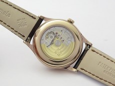 Annual Calendar Complications 5396 RG GRF Best Edition White dial on Brown leather strap A324