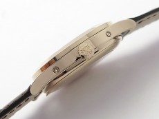Annual Calendar Complications 5396 RG GRF Best Edition White dial Numbers Markers Blue Markers on Brown leather strap A324