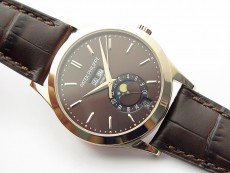 Annual Calendar Complications 5396 RG GRF Best Edition Black dial on Brown leather strap A324