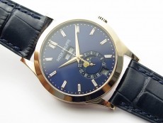 Annual Calendar Complications 5396 RG GRF Best Edition Blue dial T Crystal Markers on Blue leather strap A324