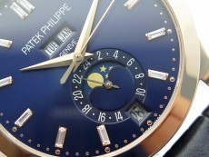 Annual Calendar Complications 5396 RG GRF Best Edition Blue dial T Crystal Markers on Blue leather strap A324