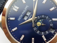 Annual Calendar Complications 5396 RG GRF Best Edition Blue dial T Crystal Markers on Blue leather strap A324