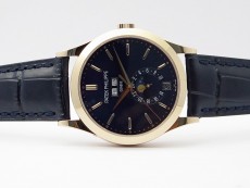 Annual Calendar Complications 5396 RG GRF Best Edition Blue dial on Blue leather strap A324