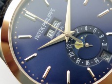 Annual Calendar Complications 5396 RG GRF Best Edition Blue dial on Blue leather strap A324