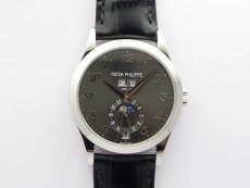 Annual Calendar Complications 5396 SS GRF Best Edition Gray dial on Black leather strap A324