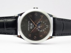Annual Calendar Complications 5396 SS GRF Best Edition Gray dial on Black leather strap A324