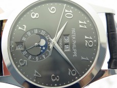Annual Calendar Complications 5396 SS GRF Best Edition Gray dial on Black leather strap A324