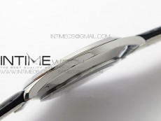 Master Ultra Thin Small Second SS ZF 1:1 Best Edition Blue Dial on Black Leather Strap A896