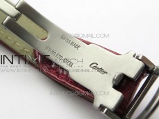 Tank WJTA0029 29mm 8848F SS Silver Dial on Pink Croco Strap Ronda Quartz