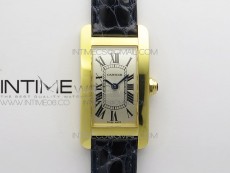 Tank WJTA0029 29mm 8848F YG Silver Dial on Black Croco Strap Ronda Quartz