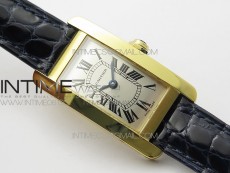 Tank WJTA0029 29mm 8848F YG Silver Dial on Black Croco Strap Ronda Quartz