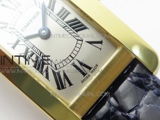 Tank WJTA0029 29mm 8848F YG Silver Dial on Black Croco Strap Ronda Quartz
