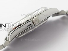 Day Date 40mm SS BP 1:1 Best Edition Gray Stick Dial on SS Bracelet A2836